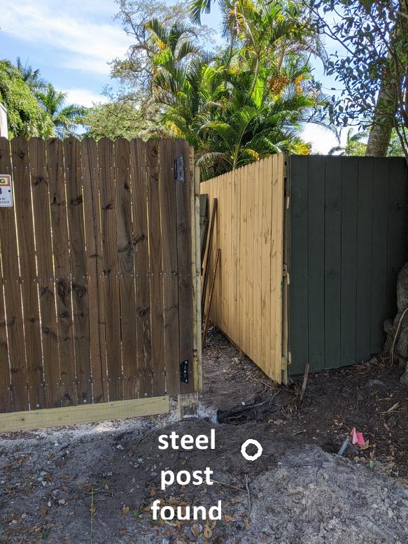 Old metal post set in concrete removal DIY Home Improvement Forum