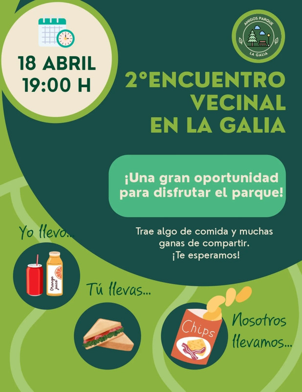 Encuentro vecinal en La Galia