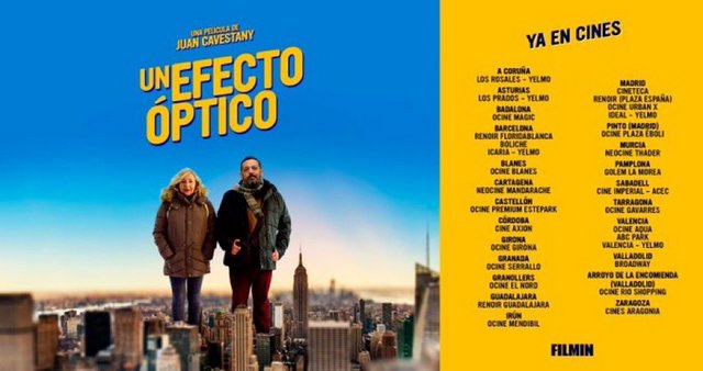 LA PELÍCULA “UN EFECTO ÓPTICO”, CON CARMEN MACHI Y PEPÓN NIETO, SE ESTRENA HOY EN 30 CINES CON DISTRIBUCIÓN DE FILMIN