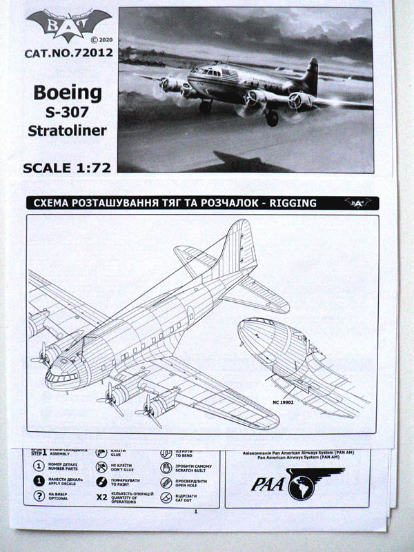 1/72 - Boeing 307 Stratoliner by Bat Project - released