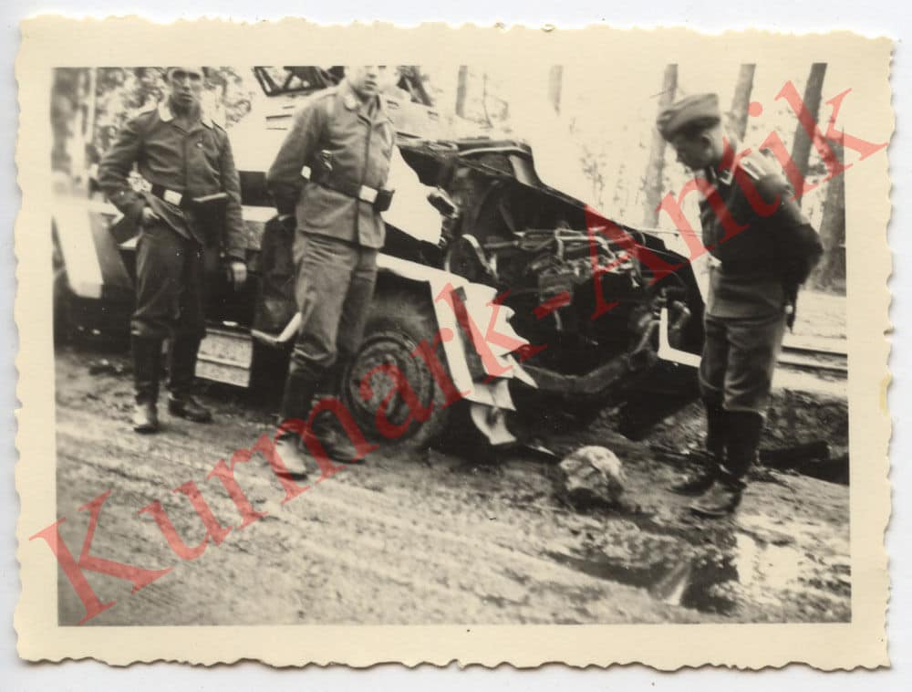 Foto Wehrmacht Polen feldzug Beute Panzer Spähwa