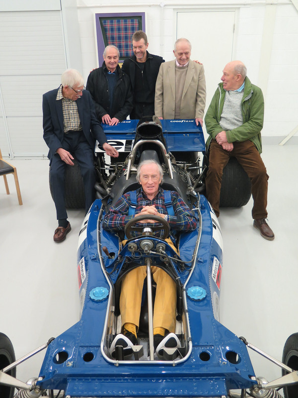 JACKIE STEWART CHRISTMAS TYRRELL BASH - ROLY LAW ETC