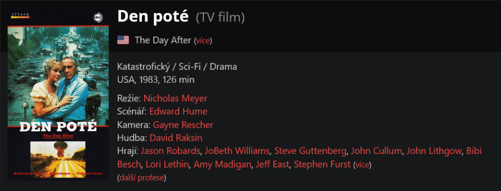 Den poté / The Day After (1983)