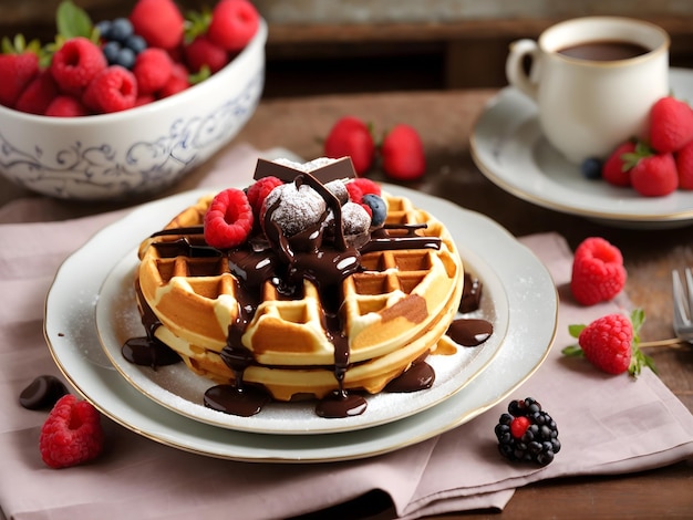 gaufre la gourmande celeste