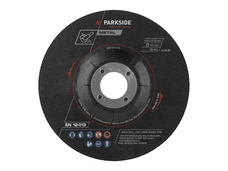 Parkside, Smerigliatrice Angolare PWSA 12 B1 Senza Fili, Batteria E Caricabatterie Non Inclusi | Leroy Merlin - Foto 3