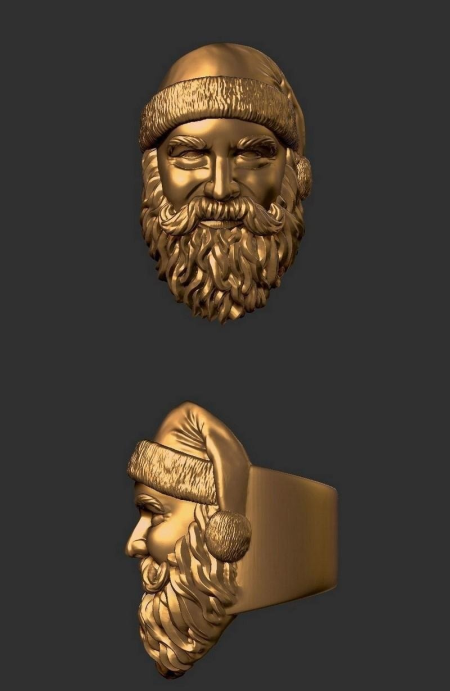 Santa Ring – 3D Print Model