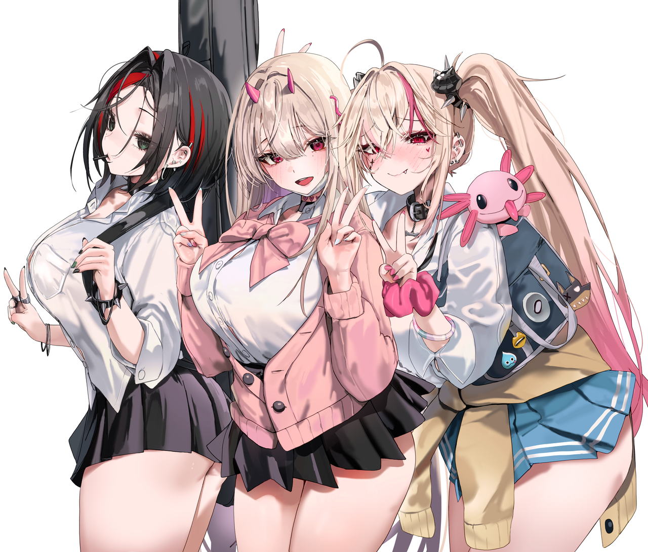 viper crow and jackal goddess of victory nikke drawn by krabking fe5adcaf772900d5597055210ed9f43e