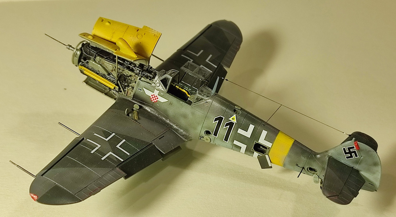 Bf 109 G-2 "crni 11"  Eduard 1/72 5