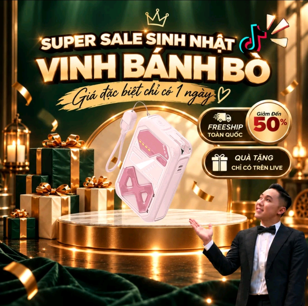 Sạc dự phòng thiết kế thời trang