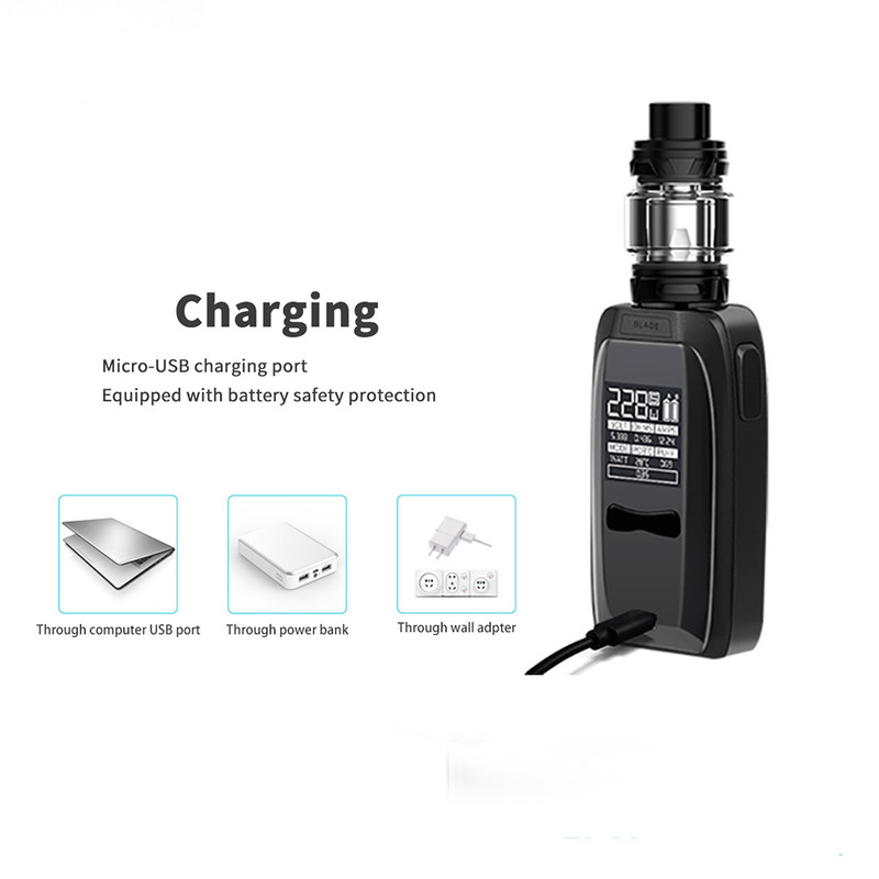 elfbar nachfüll pod läuft aus kit 2 cigarettes électronique JOYTECH 510-T 150 mAh noir main image 0