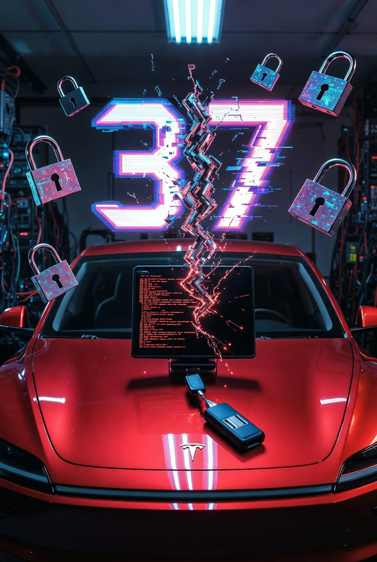 Tesla Infotainment hackeada 37 vezes: o que o Pwn2Own Automotive 2026 revelou sobre carros conectados