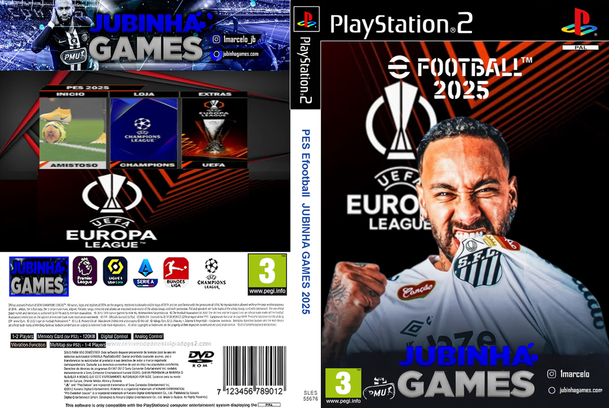 PES - Efootball - JUBINHA GAMES (MARÇO) - 2025