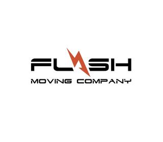 flash moving logo