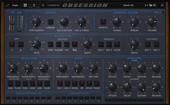 Synapse Audio Obsession v1.1.1 MacOSX