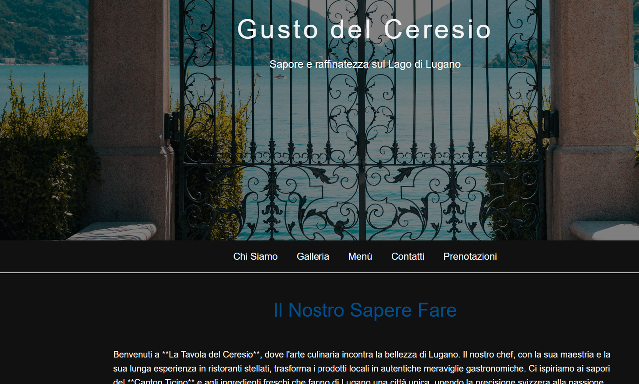 Lugano resto italien  Suisse Template
