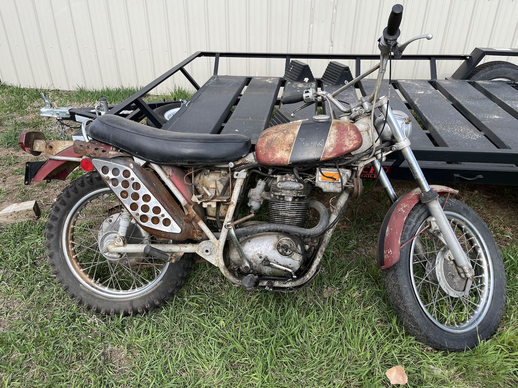 '71 BSA B25SS as purchased