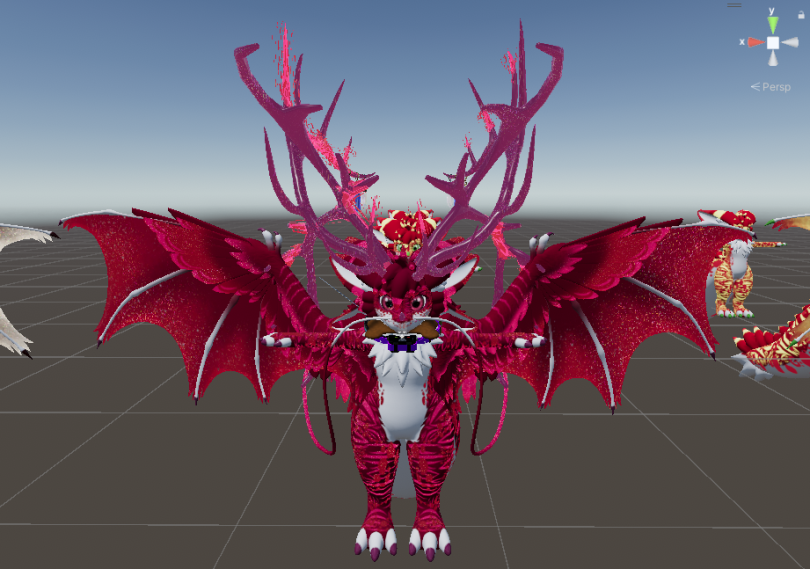 Furry Avatar Front View