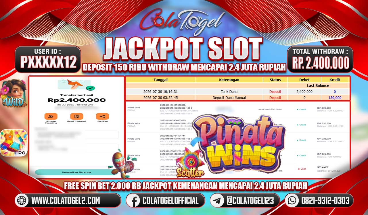 JACKPOT SLOT GACORR!!