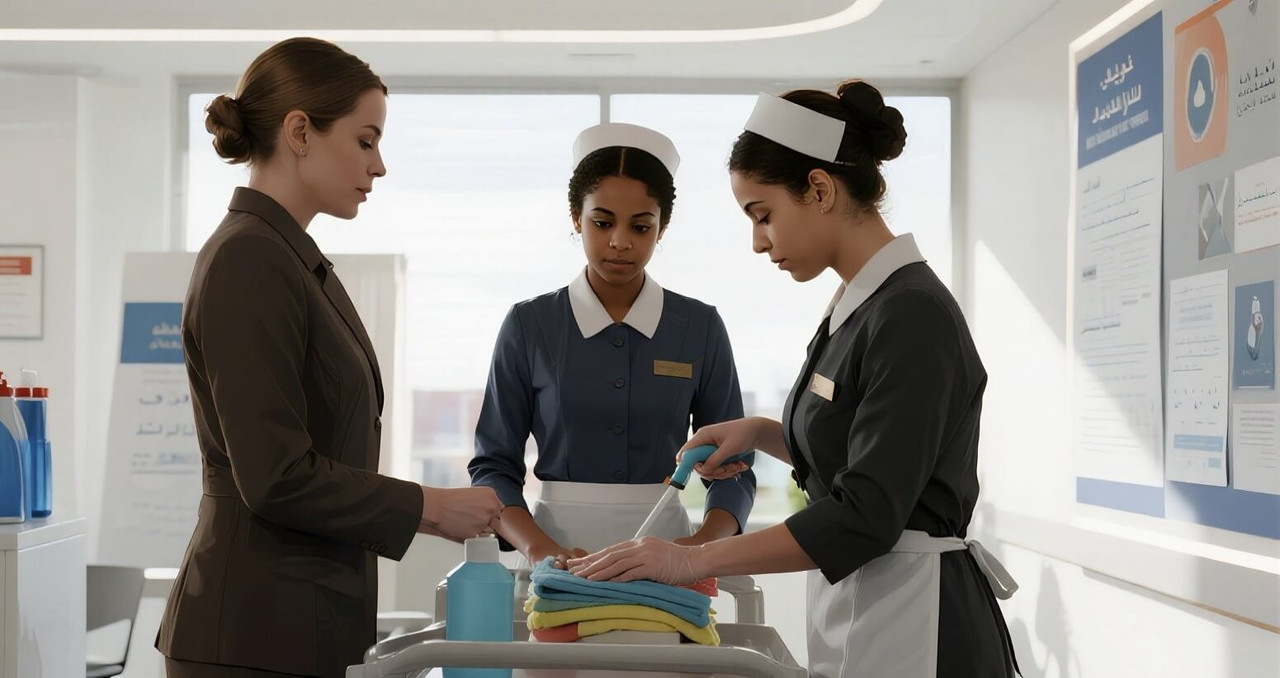 maids training in a center