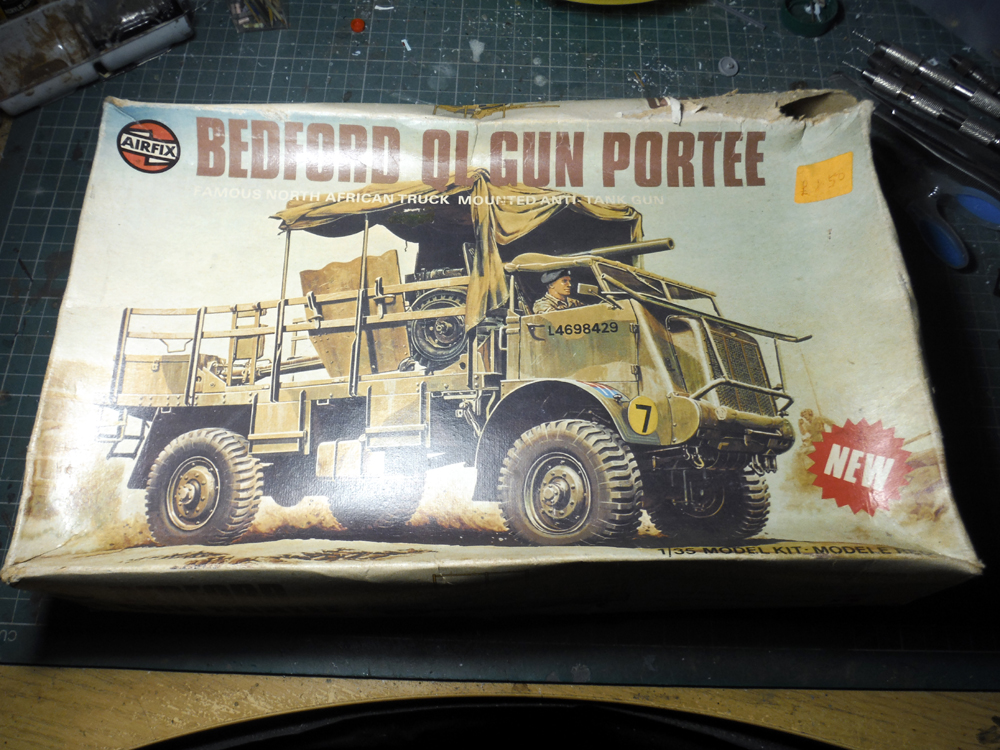 Airfix Bedford QL Gun Portee - Work in Progress - Armour