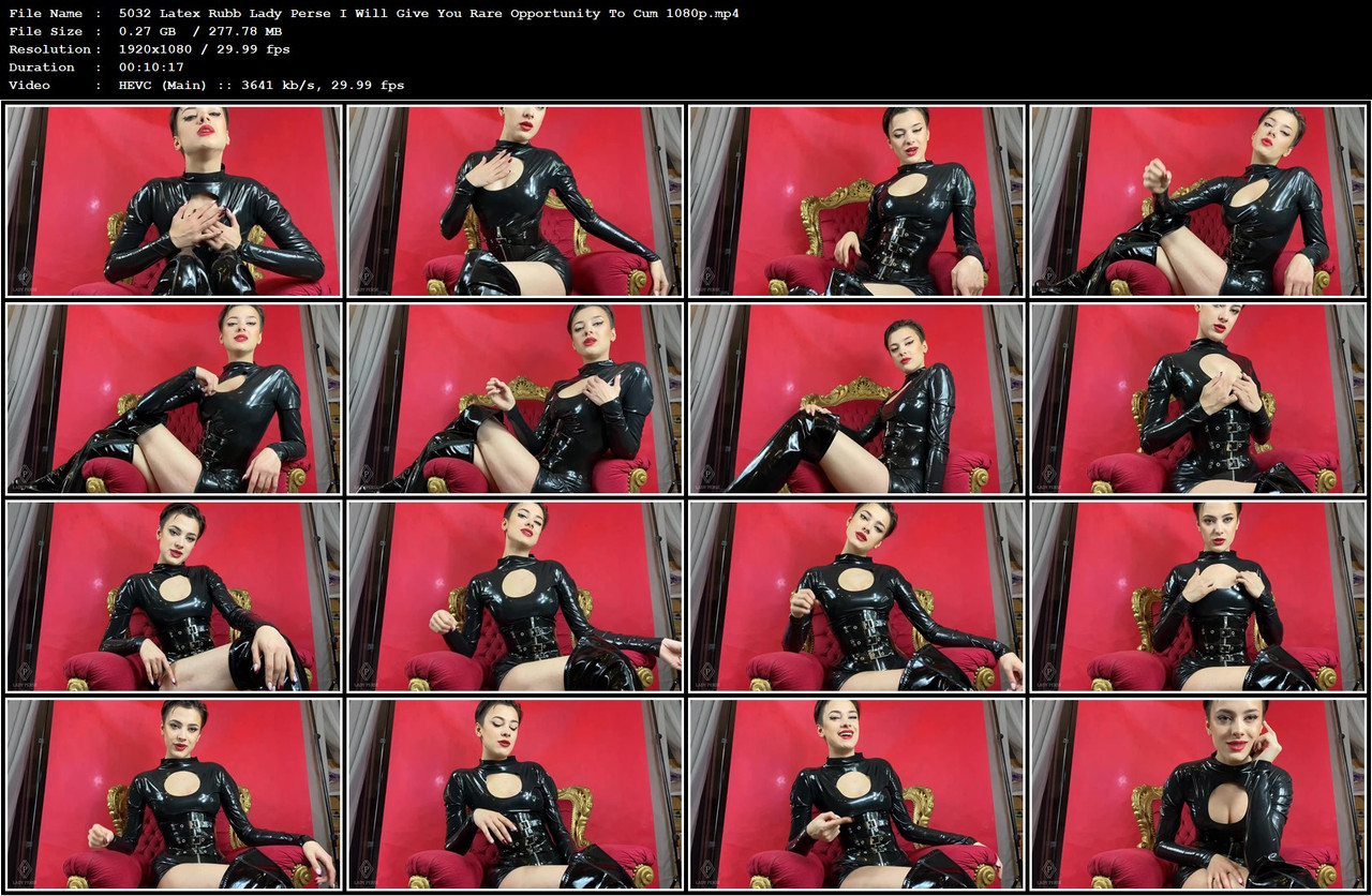 5032 Latex Rubb Lady Perse I Will Give You Rare Opportunity To Cum 1080p mp4