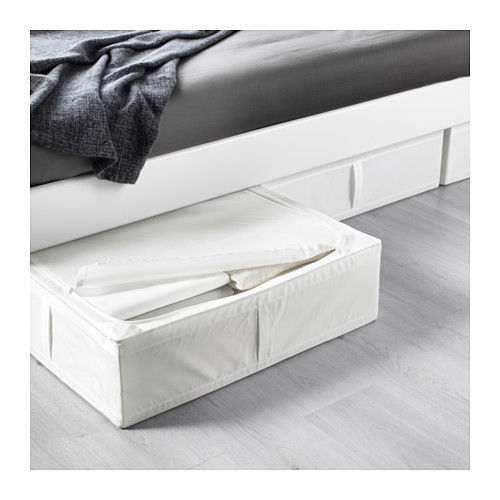 4 x ikea skubb boîtier de rangement sous-lit box noir blanc armoire organisateur 69x55x19