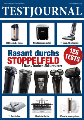 Cover: Test Journal Magazin Februar-März No 02 2024