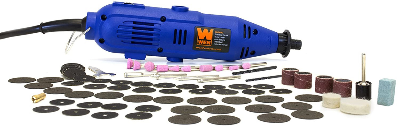 The WEN 2307 Variable Speed Rotary Tool with 100-piece accessories kit