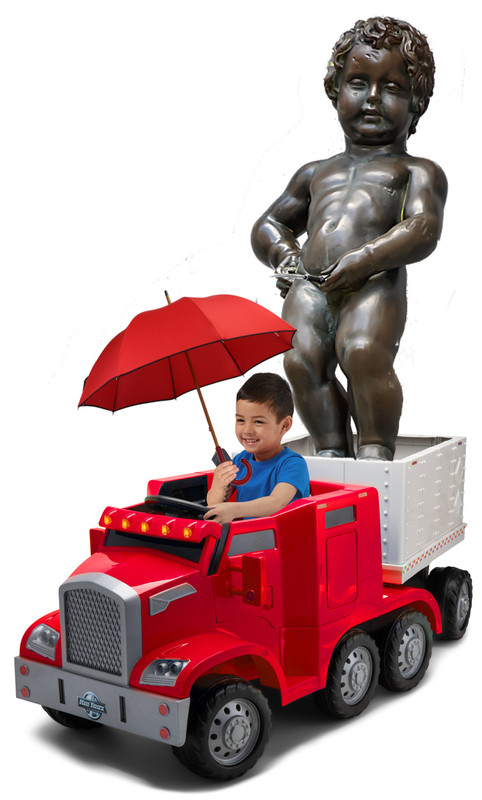 Semi-Truck-and-Trailer parapluie ok ok-