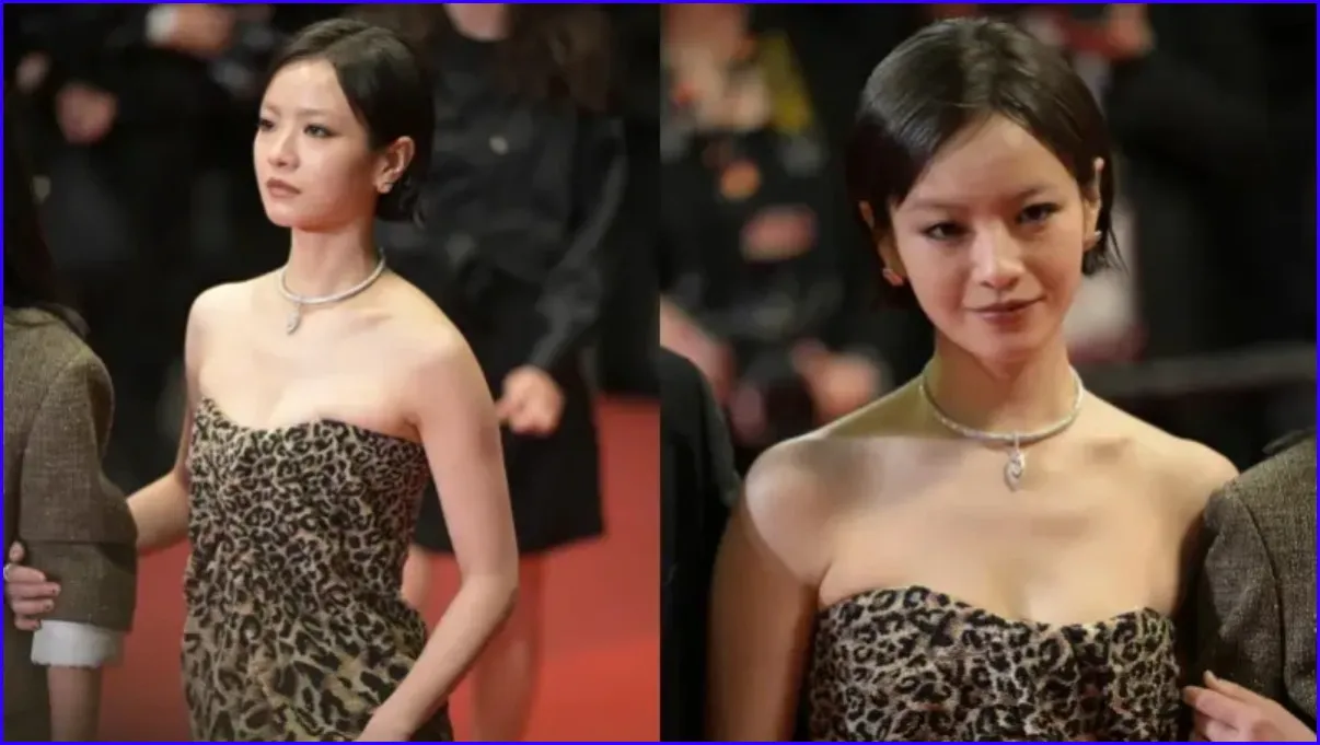 หลี่เกิงซี (Li Gengxi) ในชุดมินิเดรสลายเสือดาว CELINE บนพรมแดงงานเทศกาลภาพยนตร์คานส์ 2026