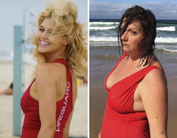 Австралийка пародирует знаменитые фотографии звёзд в "Инстаграме"