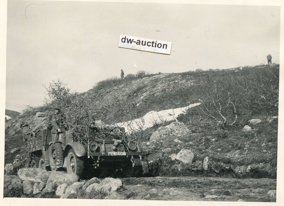 Gebirgsjäger Fahrzeug mit Kennung