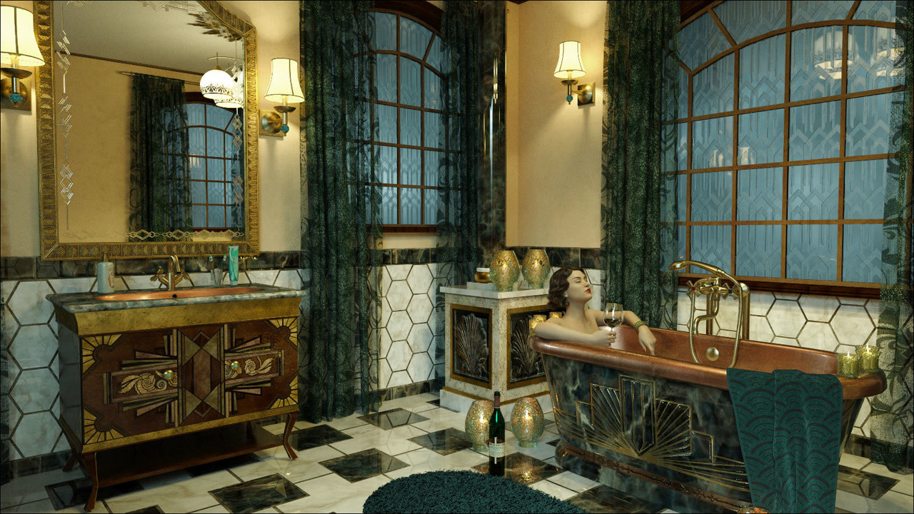 The Art Deco Bath