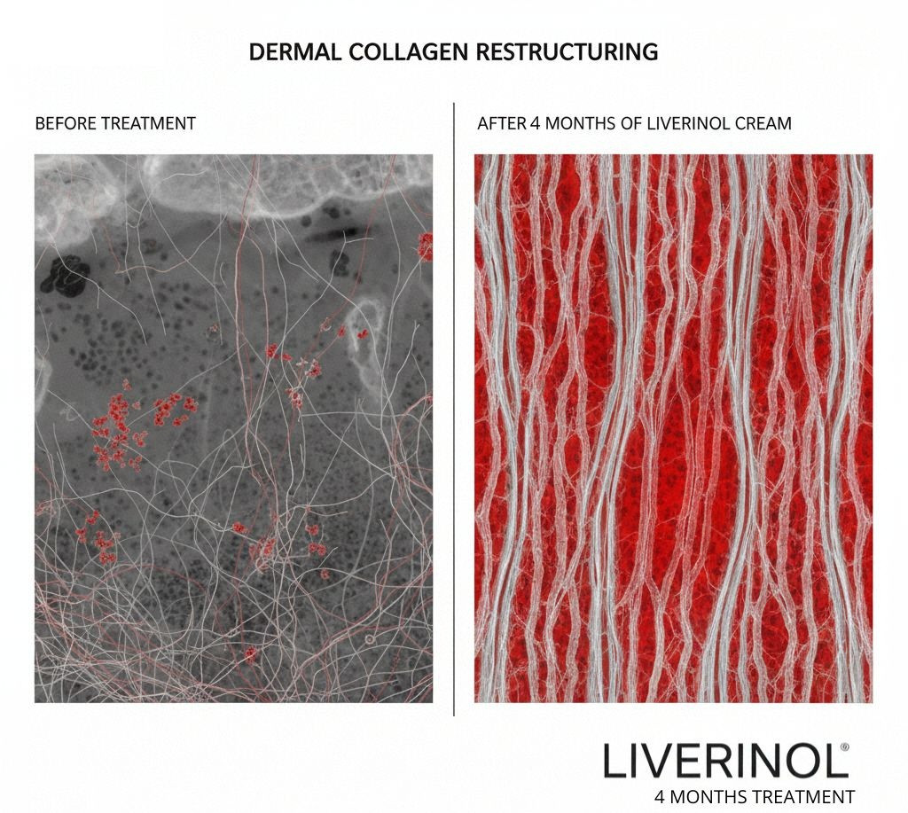 Dermal Collagen Restructuring — Liverinol