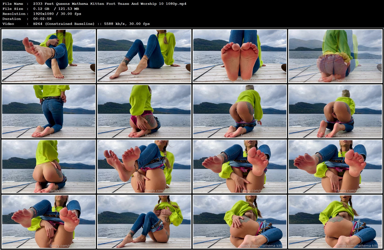 2333 Feet Queens Mathema Kitten Foot Tease And Worship 10 1080p mp4