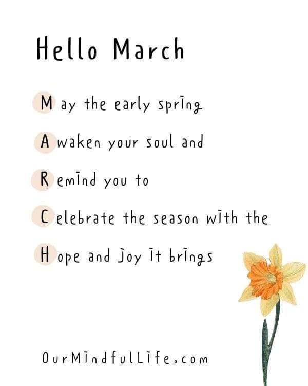 March-Hello