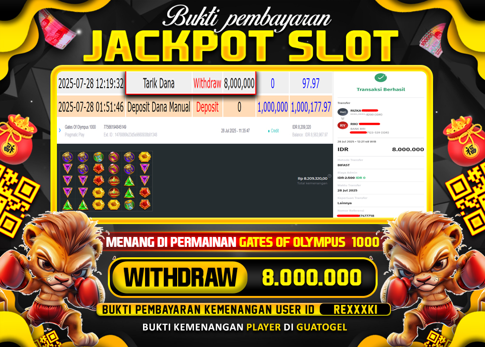 BUKTI JACKPOT LUNAS GUATOGEL