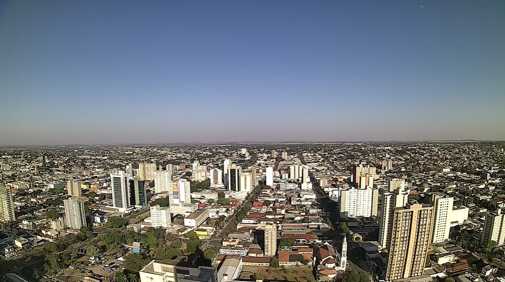 Campo Grande nesta manhã de domingo