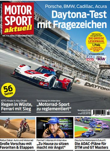 Cover: Motorsport Aktuell Sonderheft No 53 vom 09  Dezember 2022