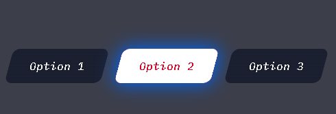 Futuristic Radio Buttons demo preview