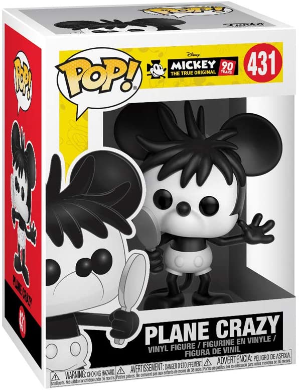 Funko Pop! Disney: Mickey's 90th - Plane Crazy Mickey Toy #431 | eBay
