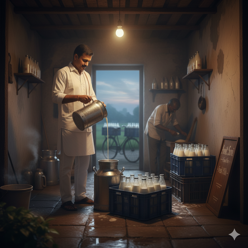Amit Soni Sanwer Milk Vendor