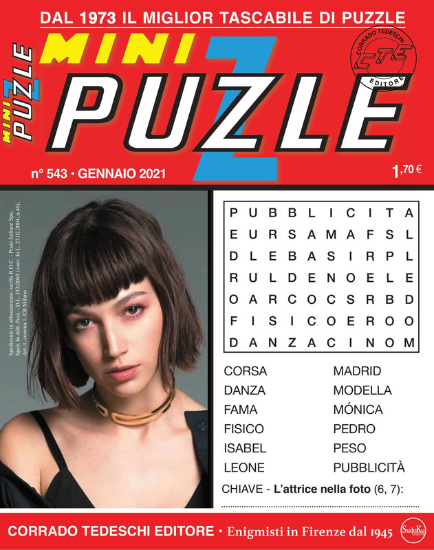 Mini Puzzle N.543 – 08 Gennaio 2021