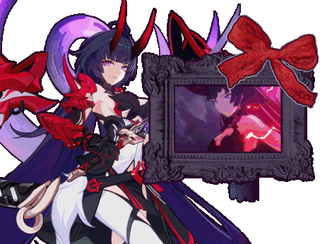  graphic of raiden mei from honkai impct 3rd ) made by fufu ) not free to use 