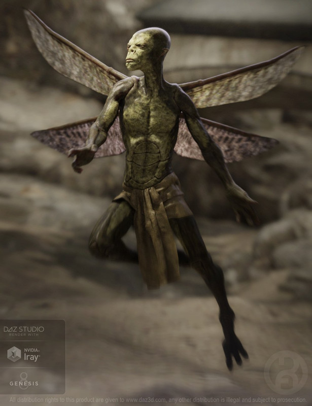 Geonosect for Genesis 8 Male Geonosect for Genesis 8 Male