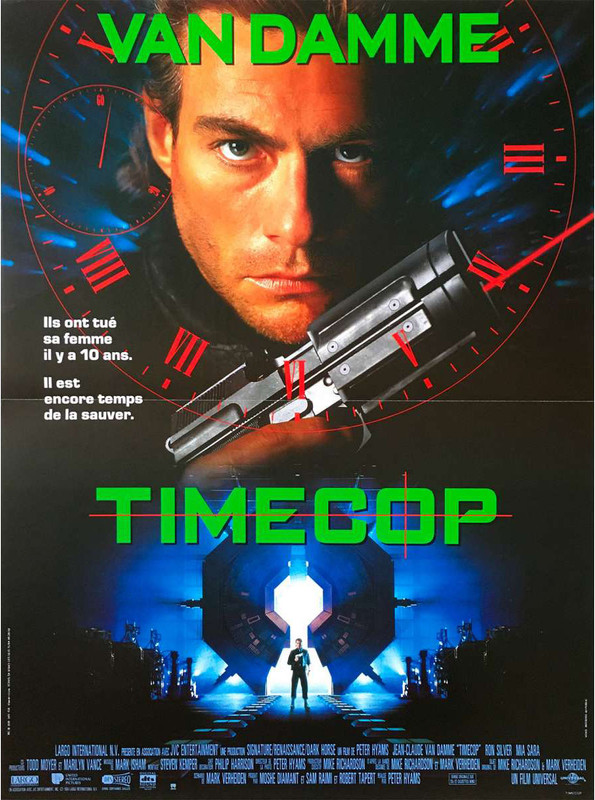 timecop-affiche-de-film-40x54-cm-1994-jean-claude-van-damme-peter-hyams