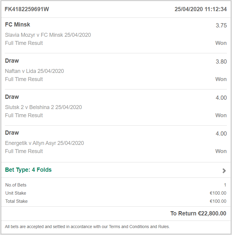 best fixed matches