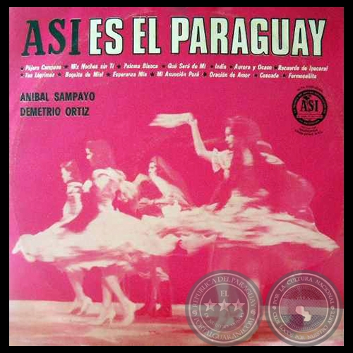 Portada - Aníbal Sampayo y Demetrio Ortiz - Así es Paraguay