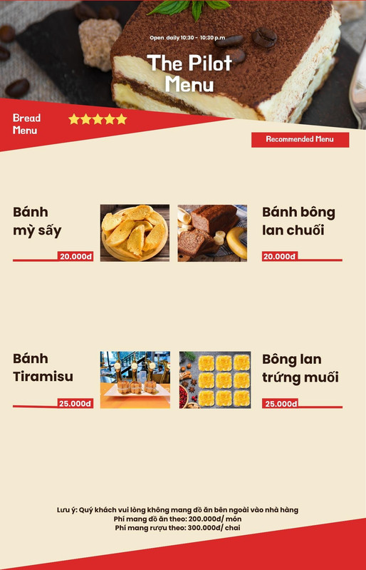 Menu trang 3