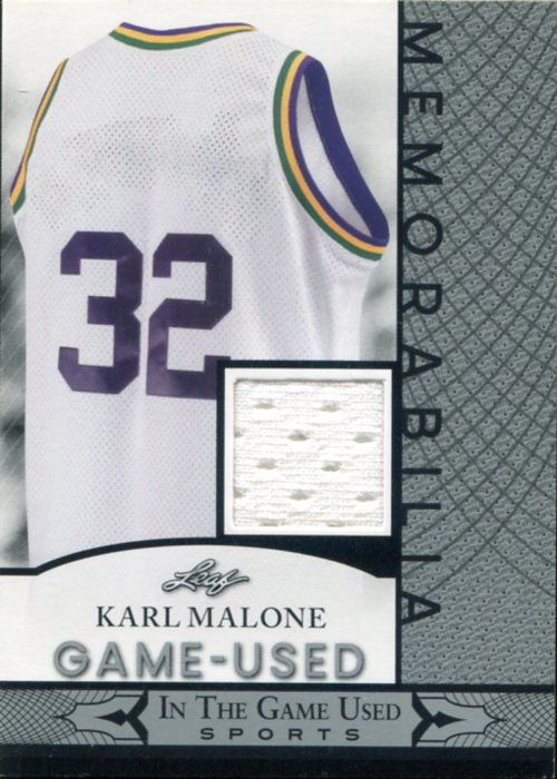 2024 Leaf In The Game Used Sports Mega Box Silver GUM76 Karl Malone